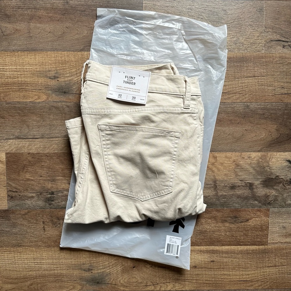 Flint and Tinder 365 Pants Straight - Sand NWT